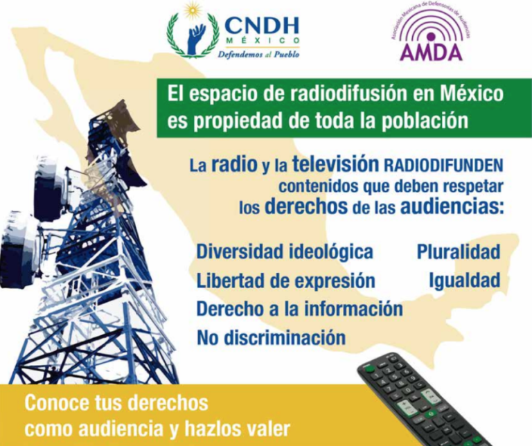 En México los derechos de las audiencias están legislados